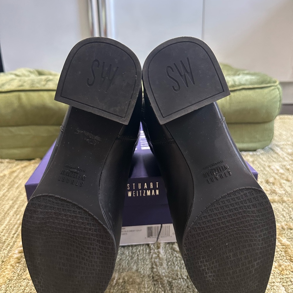 Stuart Weitzman Black Ankle Boots - Picture 7 of 11